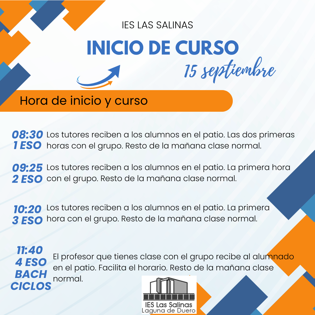 Comienzo Curso 25_26